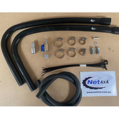 Net 4x4 : Provent 200 Hose Kit - VW Amarok 2.0lt 