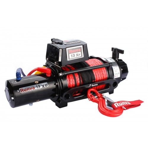 Runva Performance Winches : Runva 13XP PREMIUM 12V with Synthetic Rope
